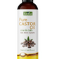 Rayflo Cold Pressed Castor Oil with Derma Roller and Mascara Tube -100% Organic- for Hair Growth | Skin | Nails | Eyelash and Eyebrow. (250 ml)